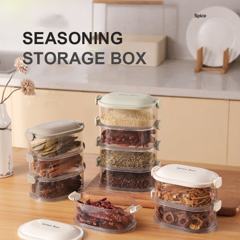🔥Oferta especial 49 % de descuento🔥Caja multiusos para guardar especias