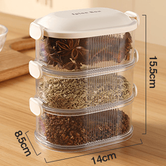 🔥Oferta especial 49 % de descuento🔥Caja multiusos para guardar especias