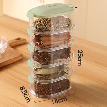 🔥Oferta especial 49 % de descuento🔥Caja multiusos para guardar especias