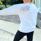 Sudadera casual para mujer con estampado de corazón