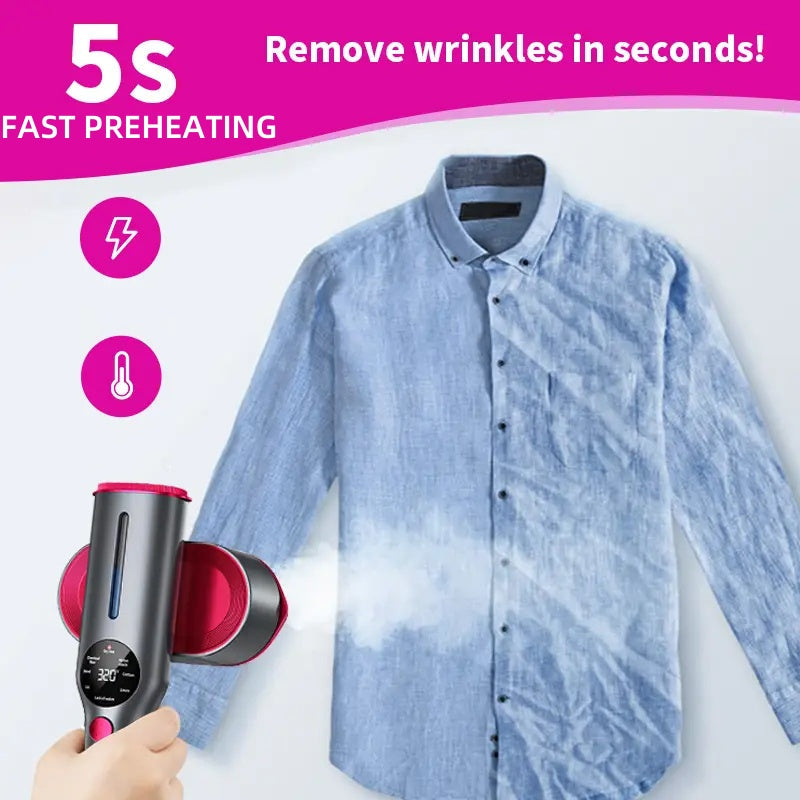 Plancha de Vapor Portátil para Ropa, Vaporizador de Mano Rápido