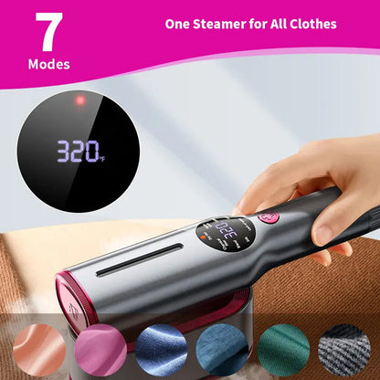 Plancha de Vapor Portátil para Ropa, Vaporizador de Mano Rápido
