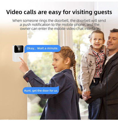 Timbre con video inalámbrico con cámara