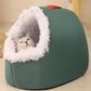 Cama de Cueva Cálida para Mascotas en Invierno