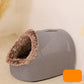 Cama de Cueva Cálida para Mascotas en Invierno