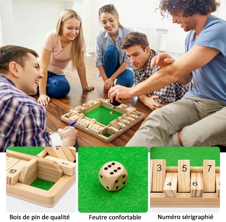 Divertidos Juegos Familiares - Juego de mesa "Cierra la caja"