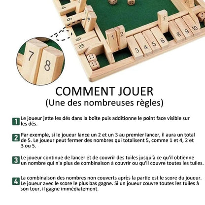 Divertidos Juegos Familiares - Juego de mesa "Cierra la caja"