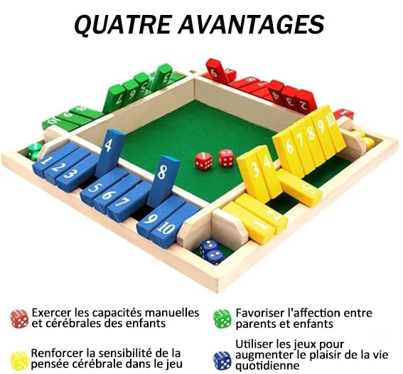 Divertidos Juegos Familiares - Juego de mesa "Cierra la caja"