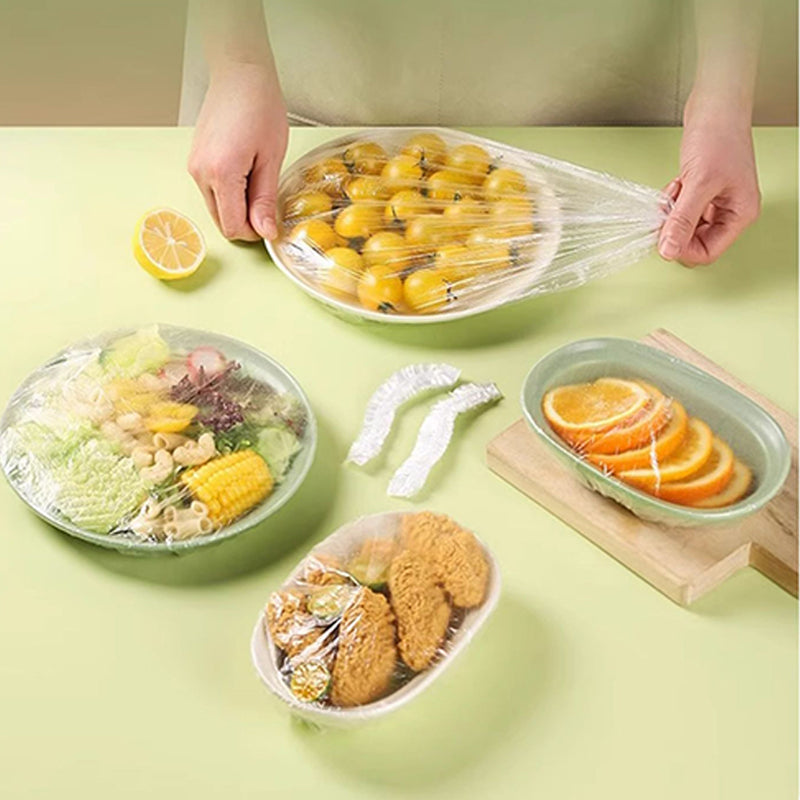 Tapas Elásticas Desechables para Alimentos