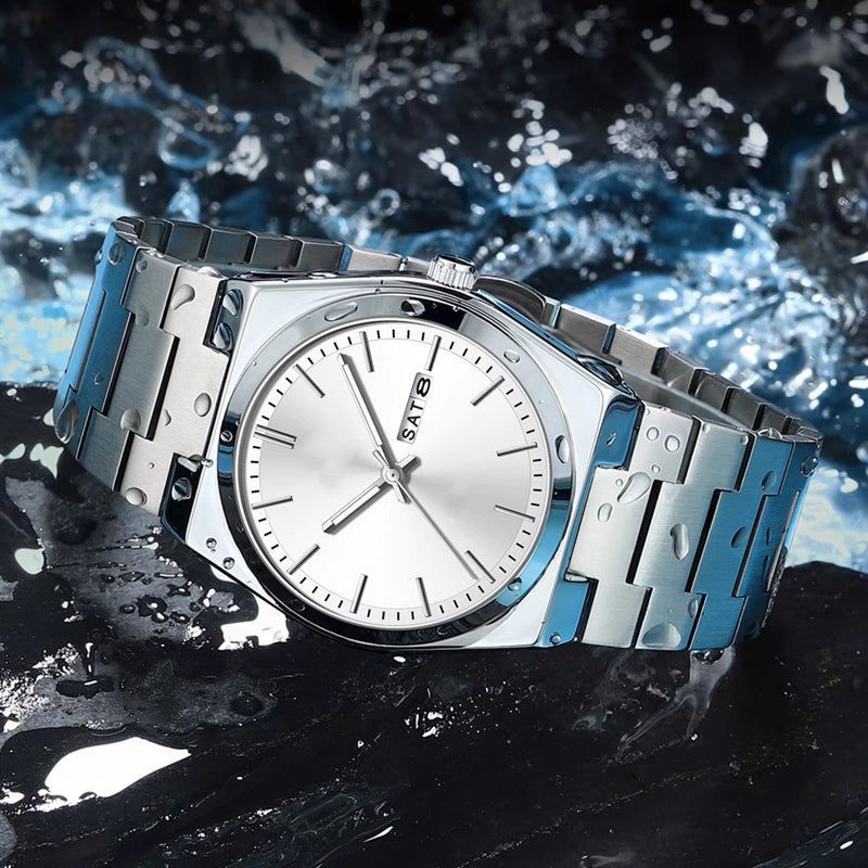 Reloj de cuarzo luminoso premium para hombres
