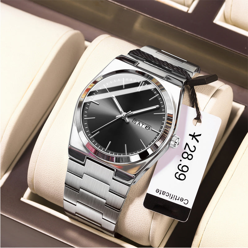 Reloj de cuarzo luminoso premium para hombres