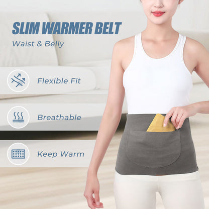 Slim Breathable Waist & Belly Warmer Belt