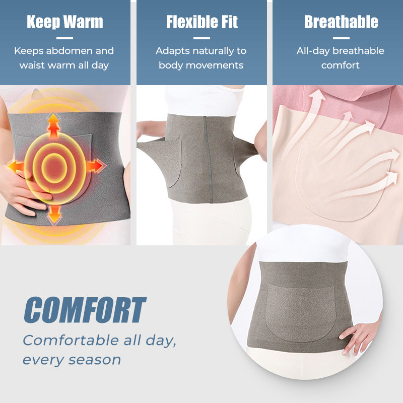 Cinturón Liviano y Transpirable para Cintura y Abdomen – Mantiene Calor