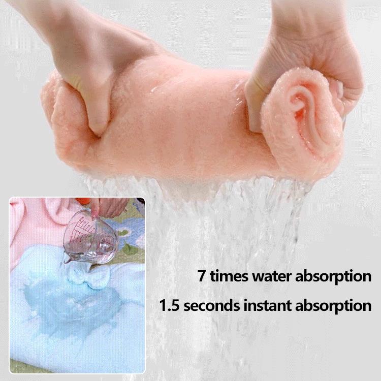 Albornoz unisex con capucha ultraabsorbente y de secado rápido