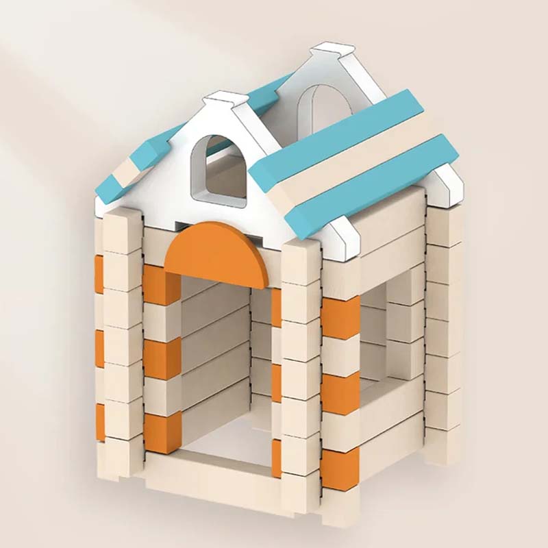 Bloques de construcción educativos de madera