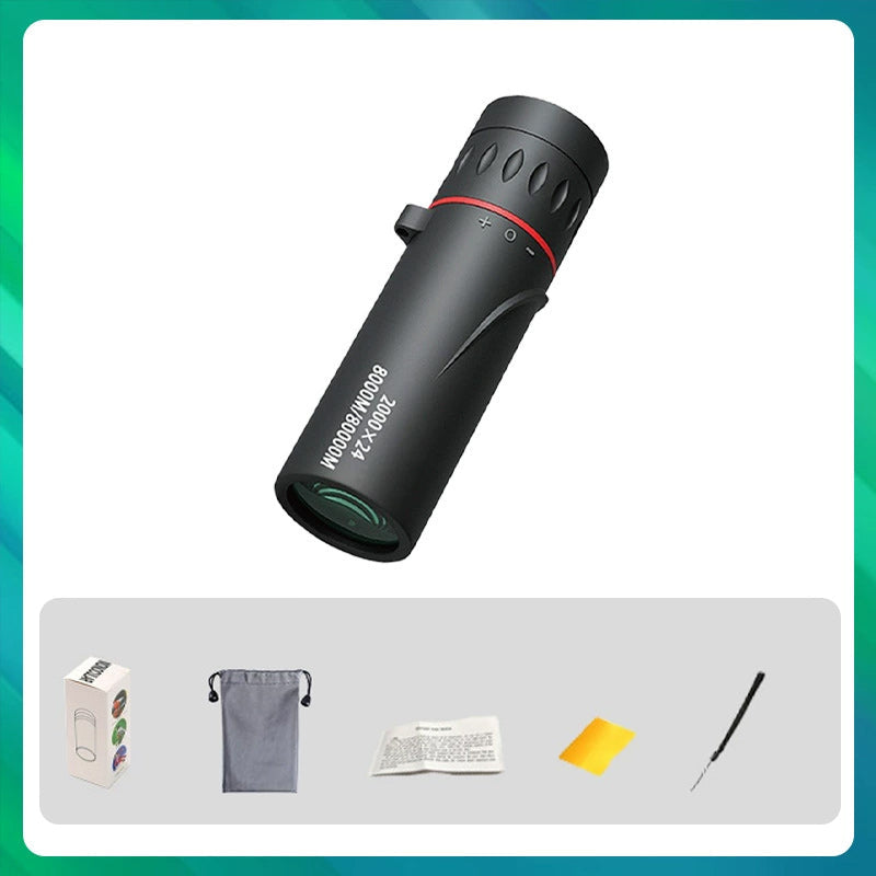 🔭 ¡50% DE DESCUENTO POR TIEMPO LIMITADO! ✨ Telescopio Monocular Portátil para Exteriores - 12x50 Alta Definición con Adaptador para Smartphone para Aventuras 🌄📱