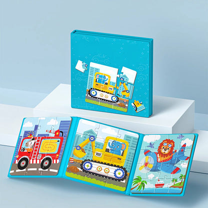 Libro magnético de construcción para niños