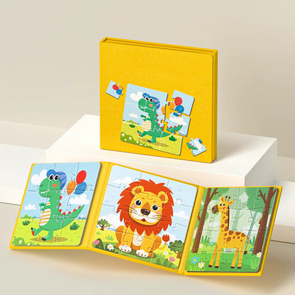 Libro magnético de construcción para niños