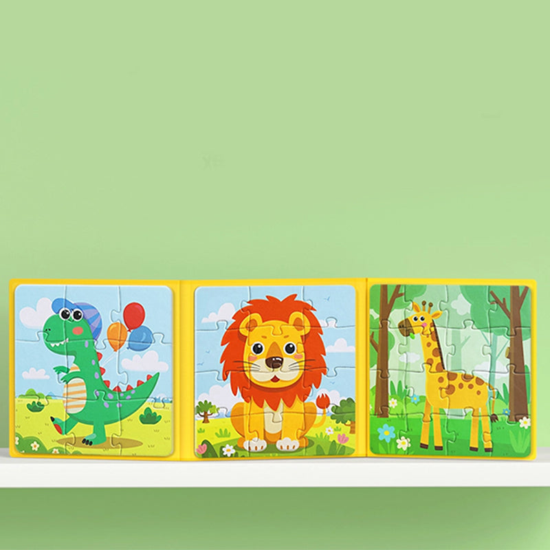 Libro magnético de construcción para niños