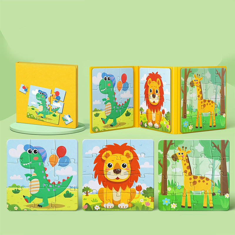 Libro magnético de construcción para niños
