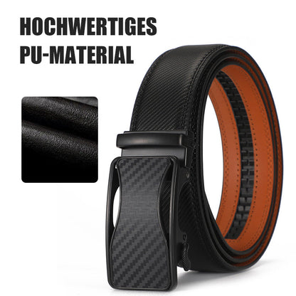Cinturón clásico de cuero sintético para hombre