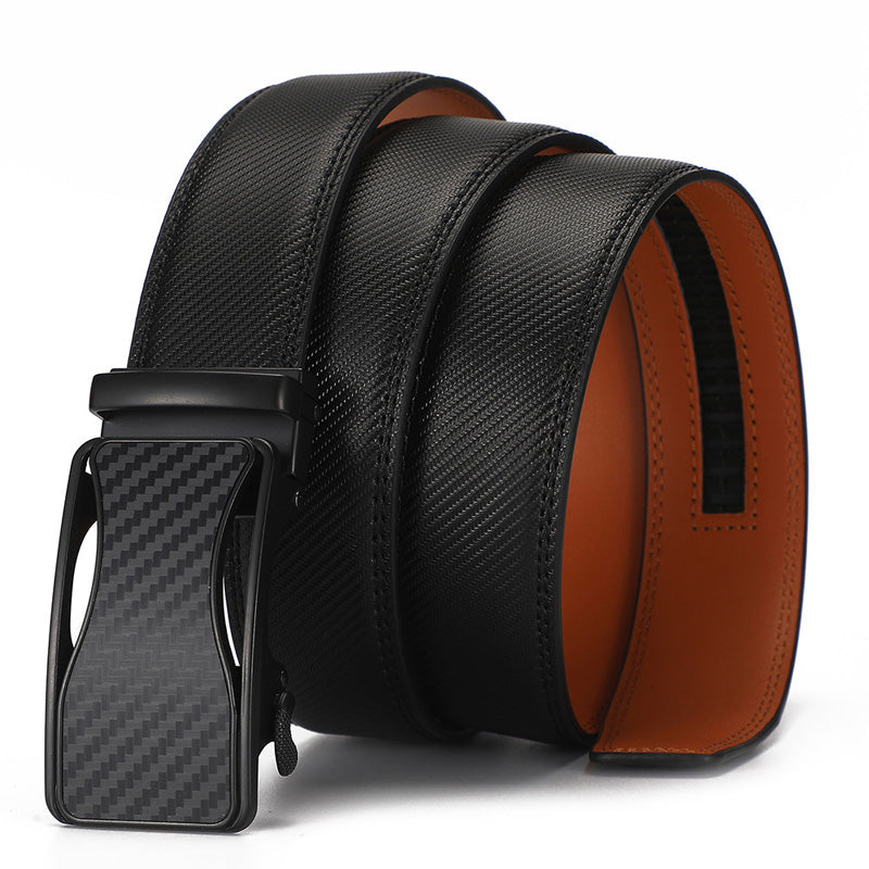 Cinturón clásico de cuero sintético para hombre