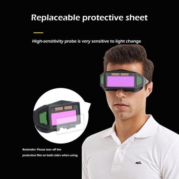 2026 Nuevo ardiente soldadura Gafas de protección ocular