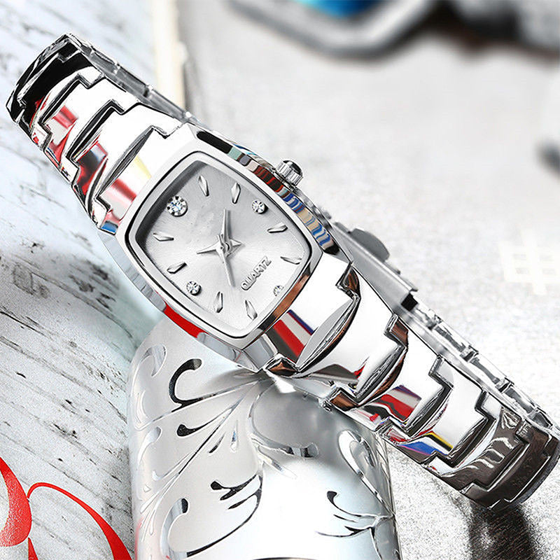 ⌚ 50% DE DESCUENTO! ✨ Reloj Elegante Impermeable para Mujer - Esfera con Cristal de Zafiro y Detalles Dorados para Ocasiones Especiales 💫🌟