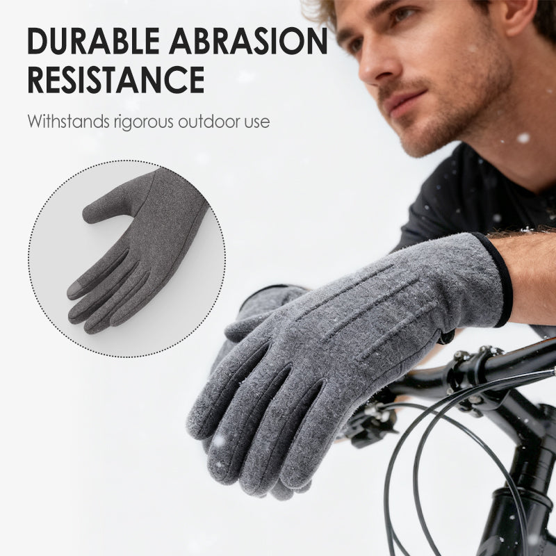 Guantes Térmicos a Prueba de Viento con Pantalla Táctil y Palma Antideslizante