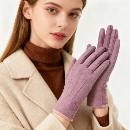 Guantes Térmicos a Prueba de Viento con Pantalla Táctil y Palma Antideslizante