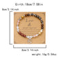 Pulsera de 12 piedras del zodiaco con charm del signo astrológico