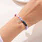 Pulsera de 12 piedras del zodiaco con charm del signo astrológico