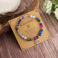 Pulsera de 12 piedras del zodiaco con charm del signo astrológico