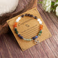 Pulsera de 12 piedras del zodiaco con charm del signo astrológico
