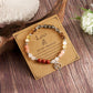 Pulsera de 12 piedras del zodiaco con charm del signo astrológico