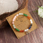 Pulsera de 12 piedras del zodiaco con charm del signo astrológico