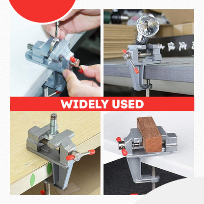 Mini tornillo de banco Pousbo® para banco de trabajo artesanal