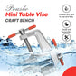 Mini tornillo de banco Pousbo® para banco de trabajo artesanal