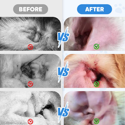 🐾 ¡COMPRA 2 LLEVA 3! ✨ Limpiador de Oídos para Mascotas - Fórmula Suave con Aloe Vera para Prevenir Infecciones y Malos Olores en Perros y Gatos 🌿👂