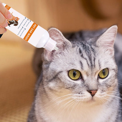 🐾 ¡COMPRA 2 LLEVA 3! ✨ Limpiador de Oídos para Mascotas - Fórmula Suave con Aloe Vera para Prevenir Infecciones y Malos Olores en Perros y Gatos 🌿👂