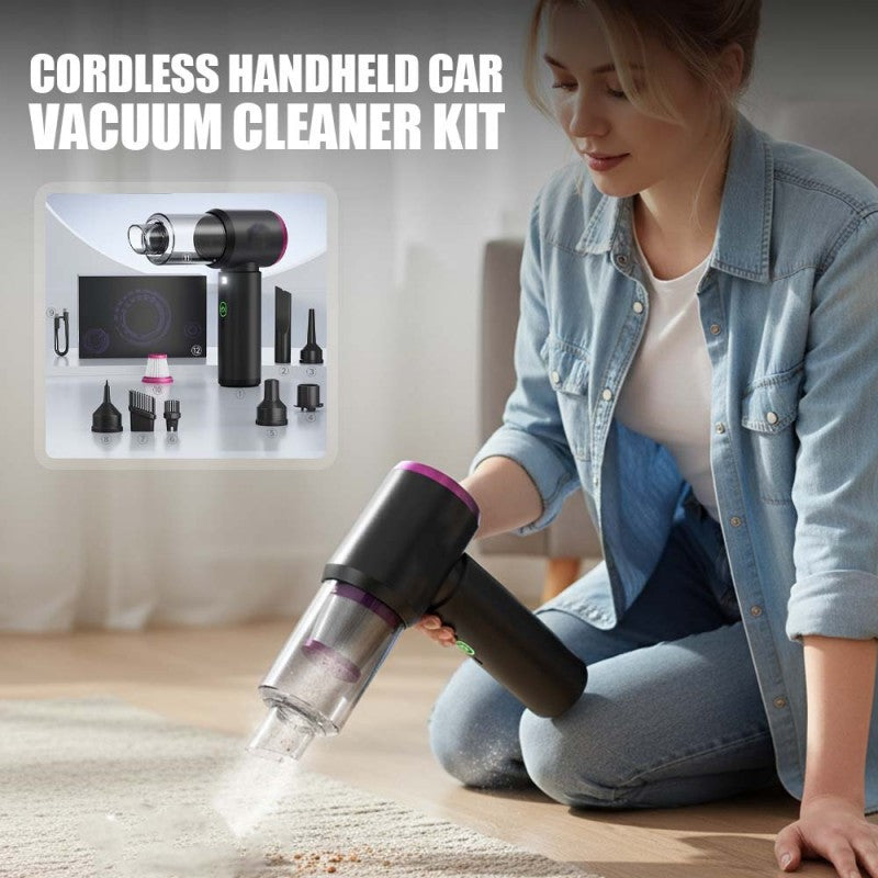 Kit de Aspiradora de Mano Inalámbrica para Auto