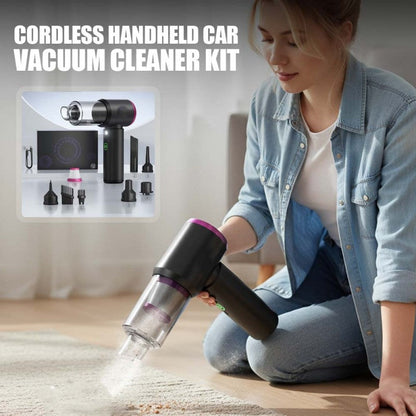 Kit de Aspiradora de Mano Inalámbrica para Auto