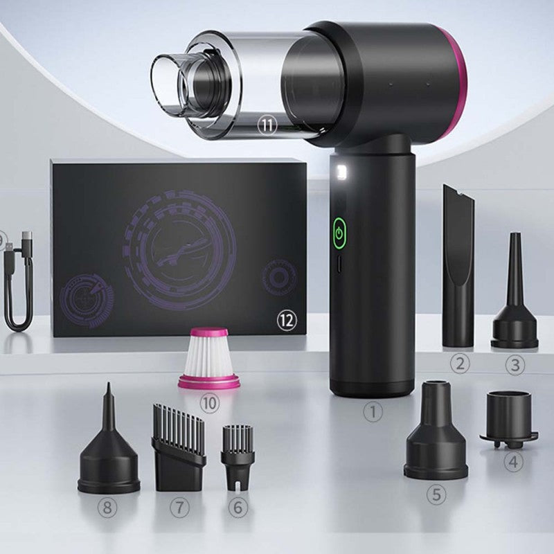 Kit de Aspiradora de Mano Inalámbrica para Auto