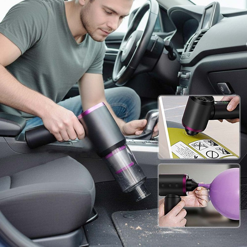 Kit de Aspiradora de Mano Inalámbrica para Auto