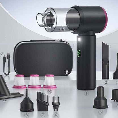 Kit de Aspiradora de Mano Inalámbrica para Auto