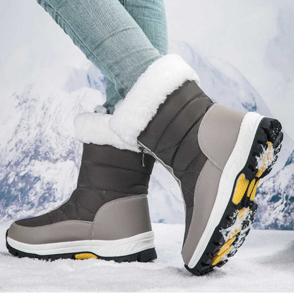 👢 69% DE DESCUENTO! ✨ Botas de Nieve para Mujer con Cremallera - Aislamiento Térmico y Suela Antideslizante para Climas Invernales Extremos ❄️🔒