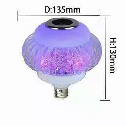 Bombilla LED RGB con Bocina Bluetooth y Control Remoto
