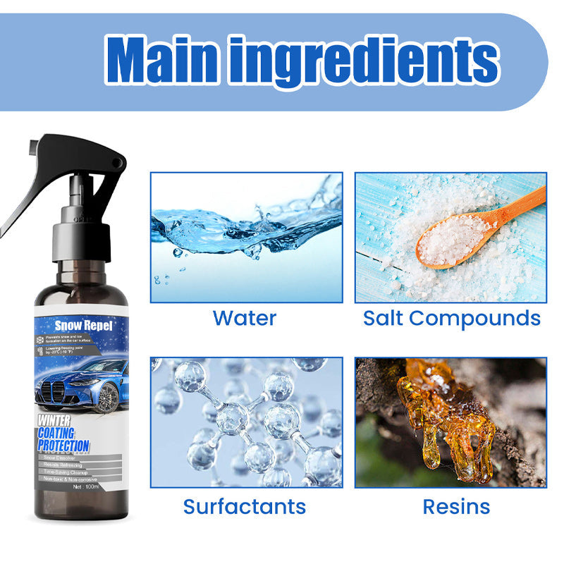 🔥🔥Compra 3 consigue 2 gratis 🔥envío gratis🔥Car Windshield Snow Melting Coating Spray