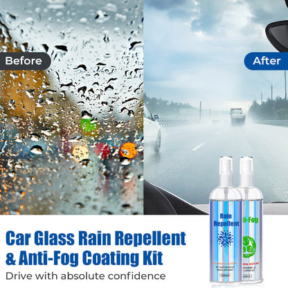 🚗 ¡COMPRA 2 Y LLÉVATE 1 GRATIS! ✨ Kit repelente de lluvia y antivaho para lunas de coche: crea una capa protectora invisible para mejorar la visibilidad en cualquier condición meteorológica 🌧️🔮