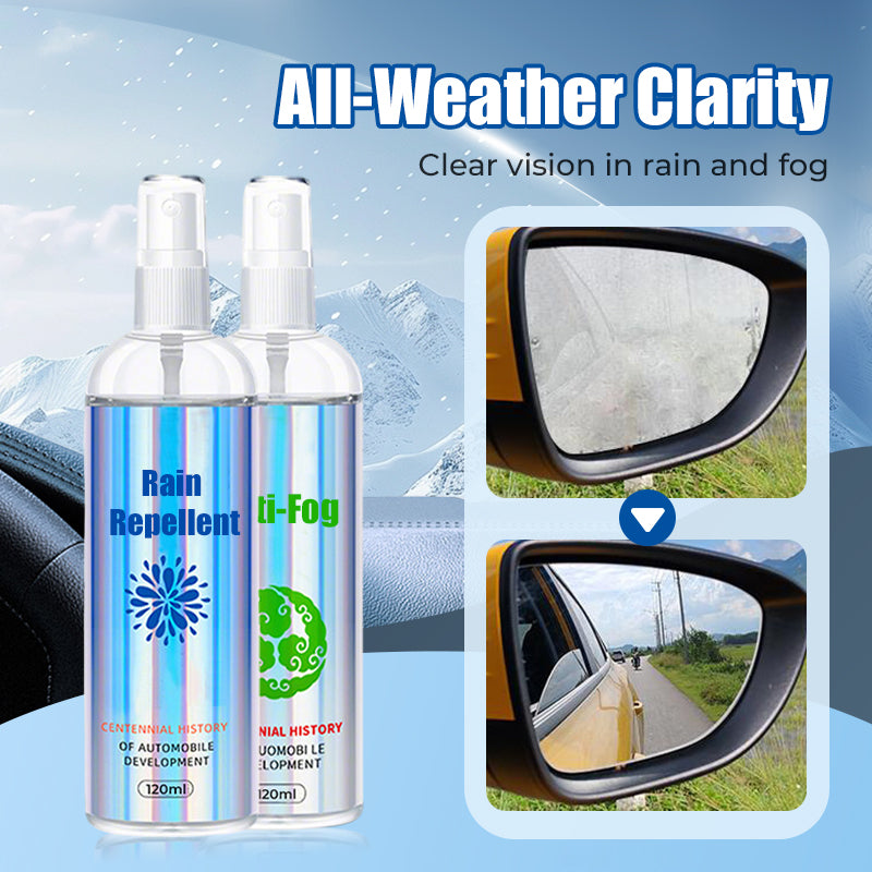 🚗 ¡COMPRA 2 Y LLÉVATE 1 GRATIS! ✨ Kit repelente de lluvia y antivaho para lunas de coche: crea una capa protectora invisible para mejorar la visibilidad en cualquier condición meteorológica 🌧️🔮